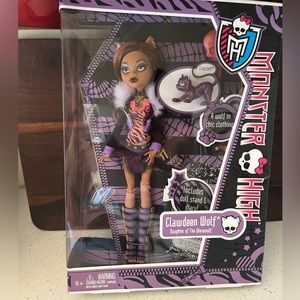 2012 Monster High Doll Clawdeen Wolf Original Gen 1 NIB new in box